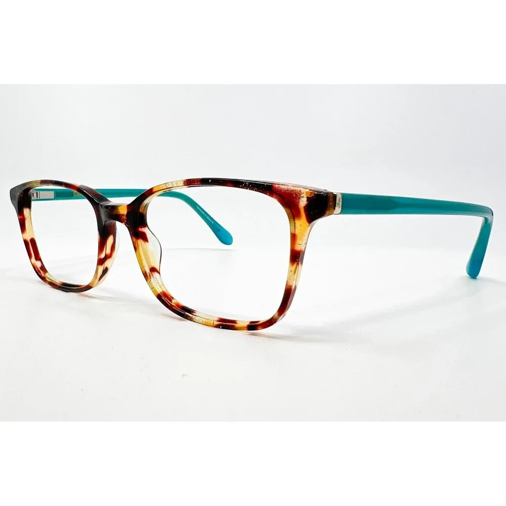 Lilly Pulitzer Eyeglasses Womens Tortoise Teal Witherbee TOT 49-17-135 49mm